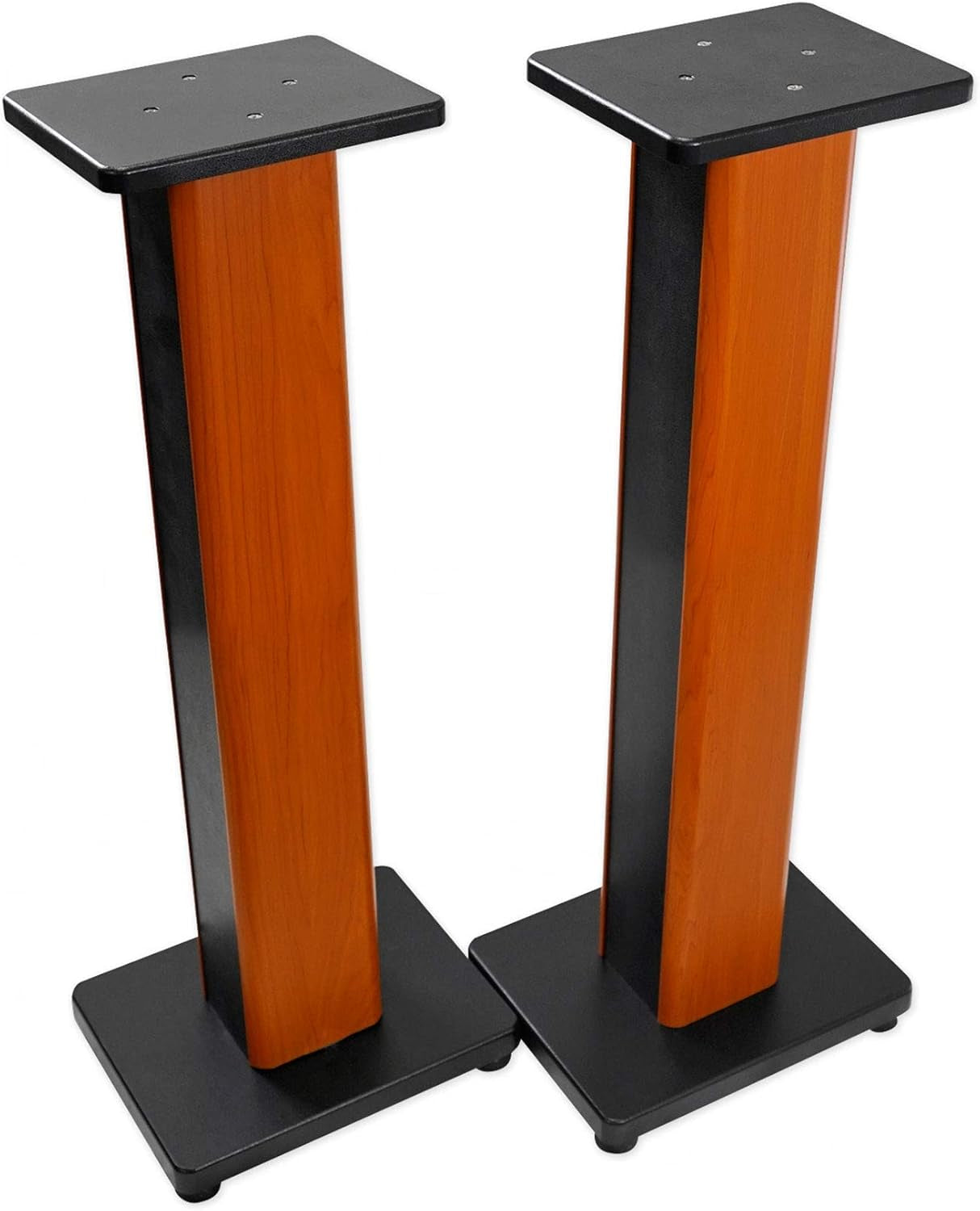 28" 2-Tone Bookshelf Speaker Stands Surround Sound Home Theater (RHT28C)