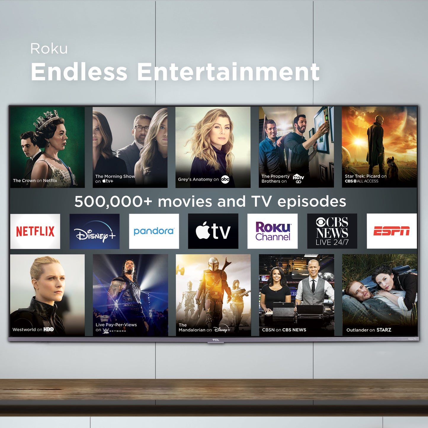 50" Class 4-Series 4K UHD HDR Roku Smart TV – 50S435