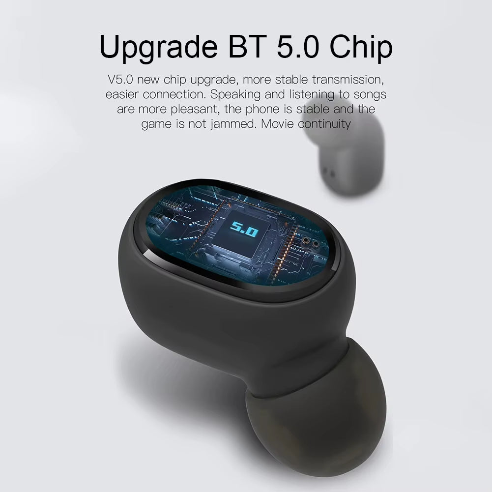 New E6S Wireless Earbuds Bluetooth Headphones Stereo Surround Sound Waterproof Noise Cancellation Earphone for Huawei Xiaomi
