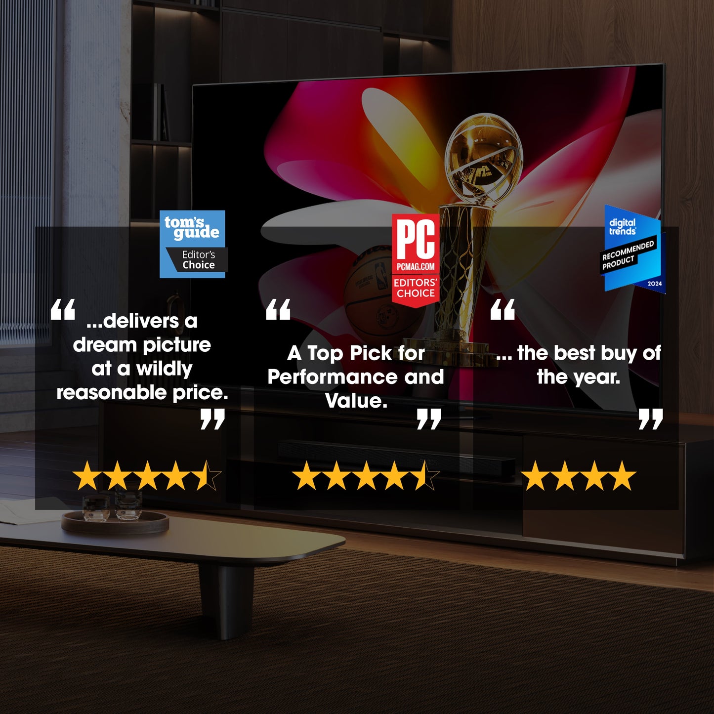 55-Inch Class U8 Series Mini-Led Pro+ ULED 4K UHD Google Smart TV (55U8N, 2024) - QLED Quantum Dot Color, Dolby Vision, Native 144Hz, Full Array Local Dimming, Motion Rate 480