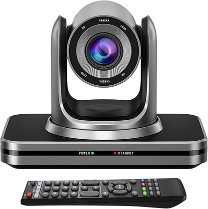 HD 1080P USB PTZ Video Conference Camera,3X Zoom,Conference Room Camera System Live Streaming
