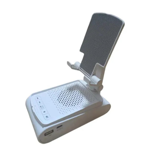 Phone Stand with Wireless Bluetooth Speaker, Anti-Slip & HD Surround Sound, Adjustable Tablet Holder & Portable Speaker, Suitabl