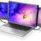 12" Laptop Monitor Extender, Portable Monitor for Laptop HDMI USB C Screens Extender FHD 1080P, Plug-Play Tri-Screen for 13”-16” Laptops