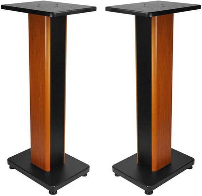 28" 2-Tone Bookshelf Speaker Stands Surround Sound Home Theater (RHT28C)