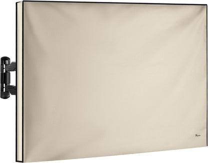 TV Covers Outdoor 50 Inch | Waterproof and Weatherproof TV Covers | Outdoor TV Enclosure | Smart Shield TV Screen Protector for outside TV | Cover for Moving | TV Display Protectors – Beige