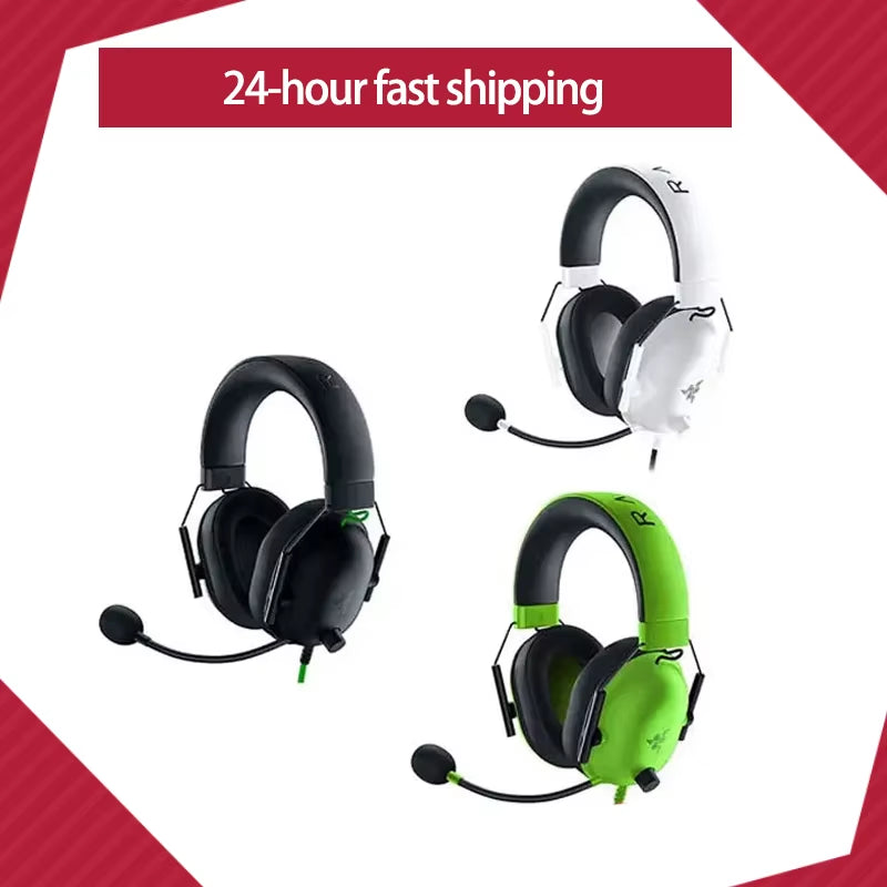 Blackshark V2 X Wired Esports Headset Advanced Passive Noise Cancellation, 7.1 Surround Sound, Hyperclear Cardioid Mic