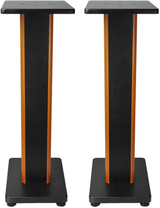 28" 2-Tone Bookshelf Speaker Stands Surround Sound Home Theater (RHT28C)